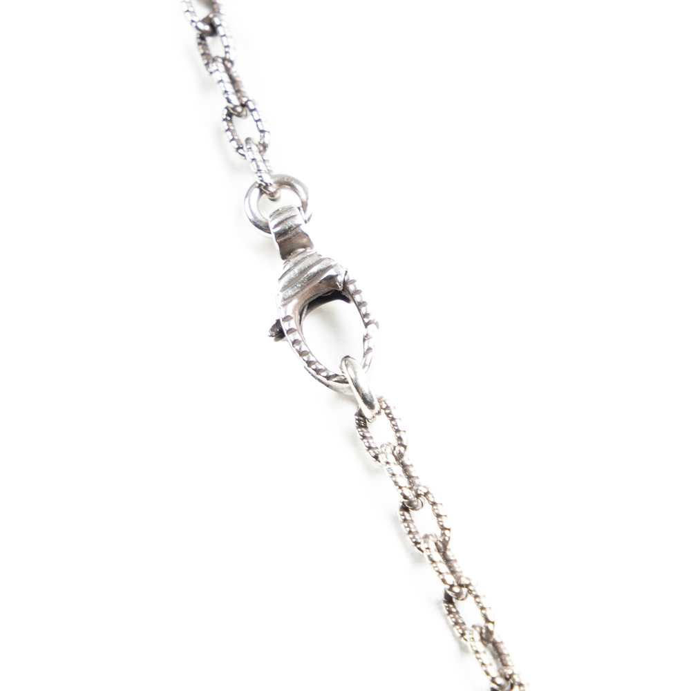 Gucci GG Round Pendant Interlocking Necklace   in Silver Silver Brass - Picture 3 of 3